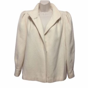 Ashley Scott Vintage Winter White Coat